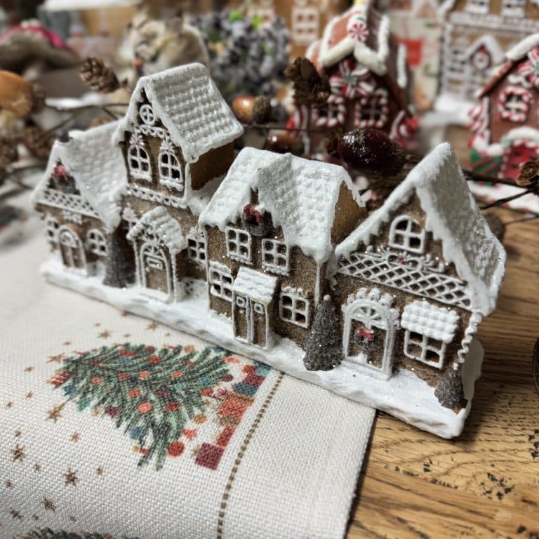 Pueblo navideño con luz - Imagen 2