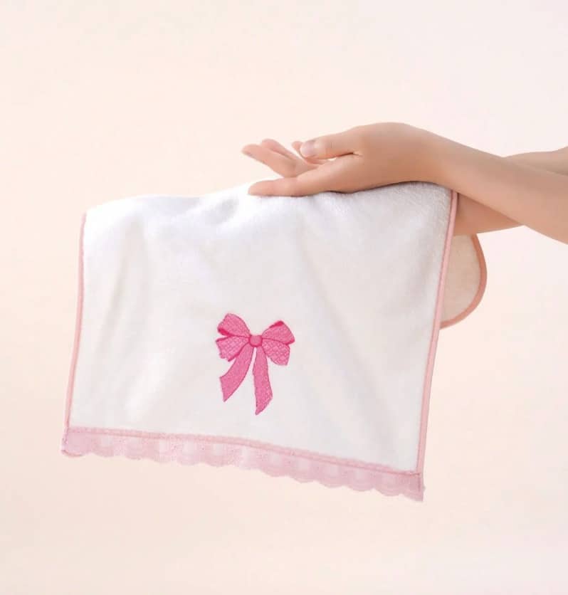Toallas lazo rosa - Imagen 4