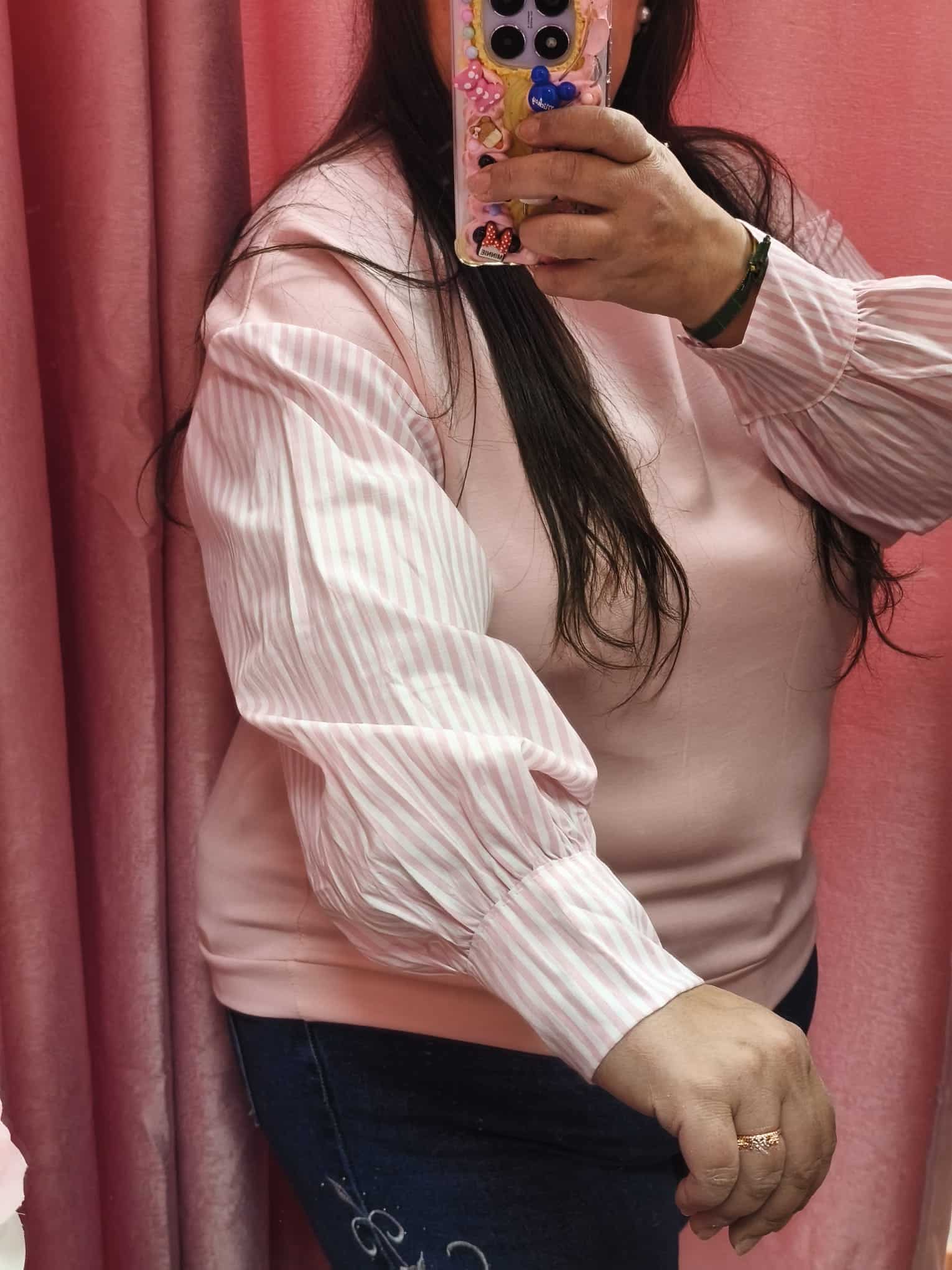 Sudadera curvy mangas de camisa - Imagen 3