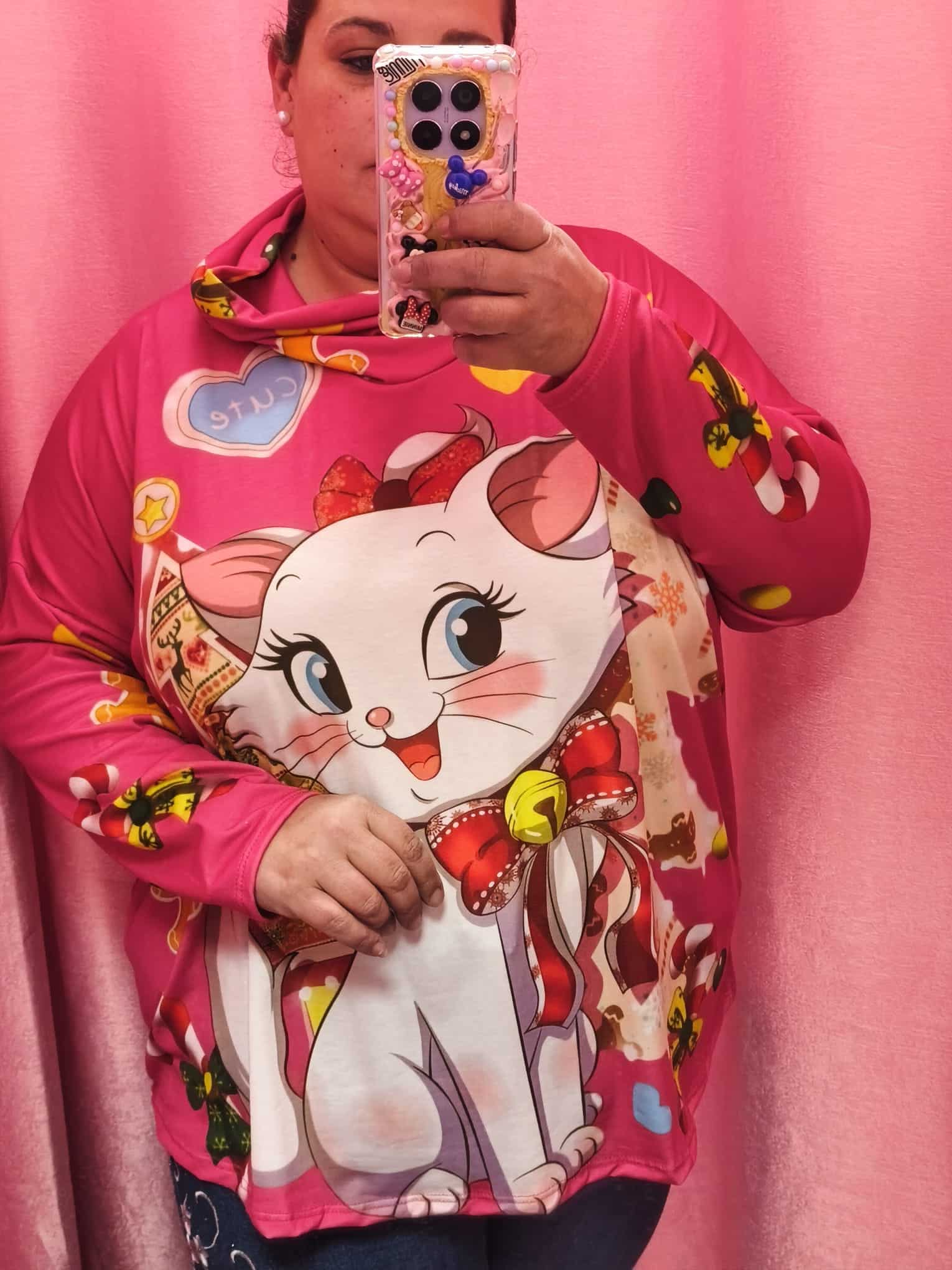 Camiseta curvy con cuello Marie - Imagen 2