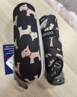 Paraguas plegable con funda perros