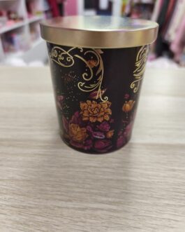 Vela cristal mariposas doradas