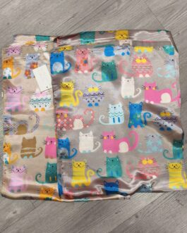 Pañuelo de gatos multicolor