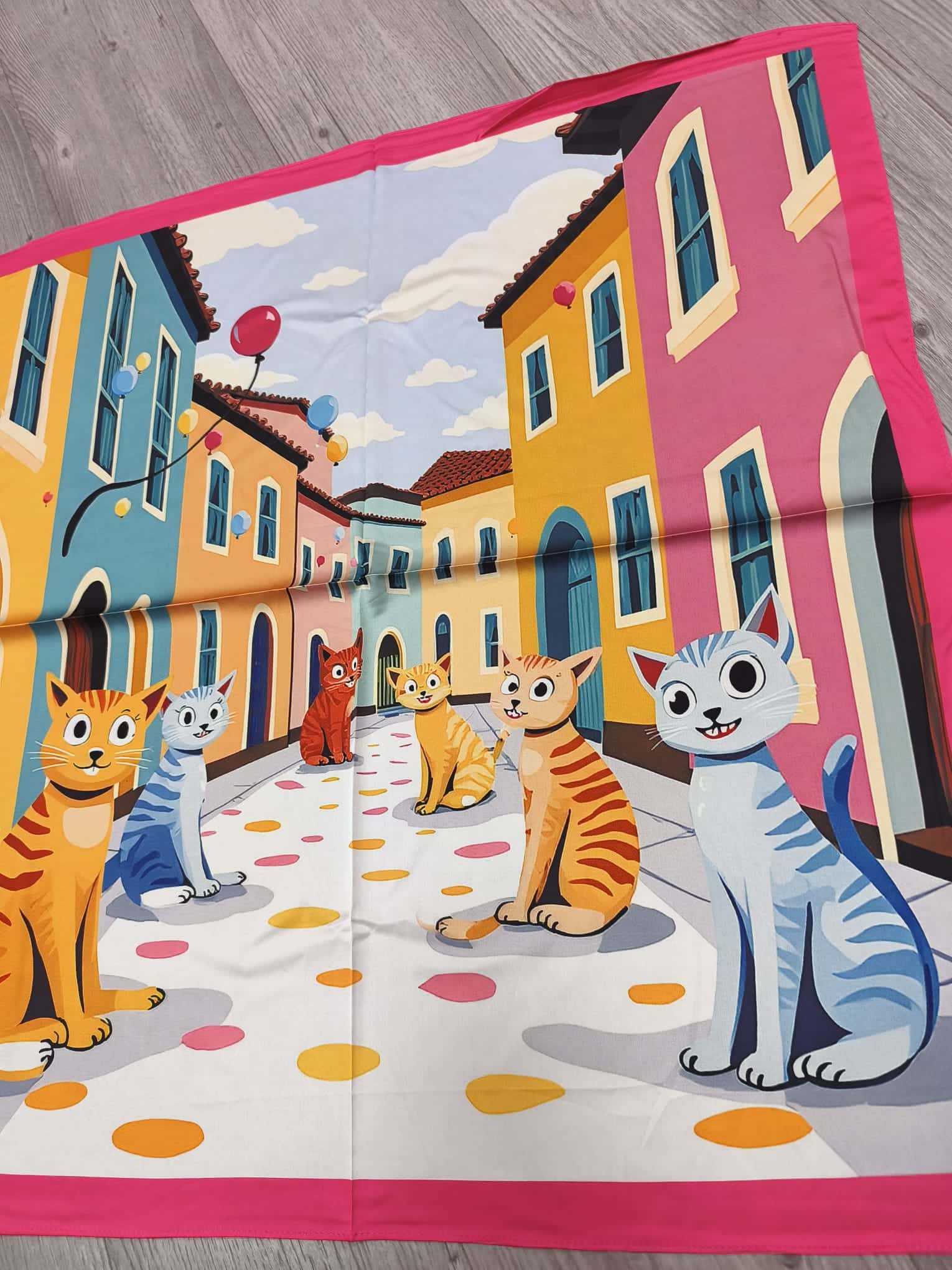 Pañuelo gatitos callejeros - Imagen 3