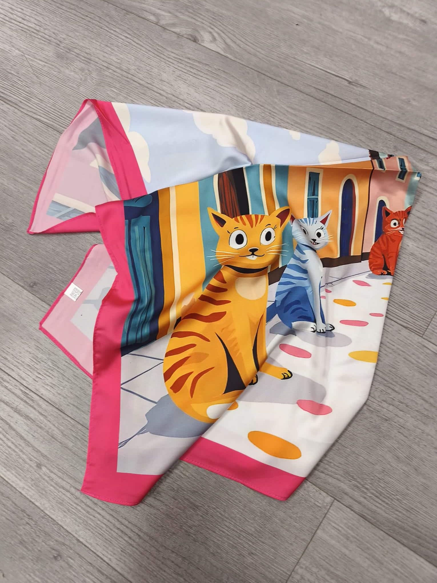 Pañuelo gatitos callejeros - Imagen 2