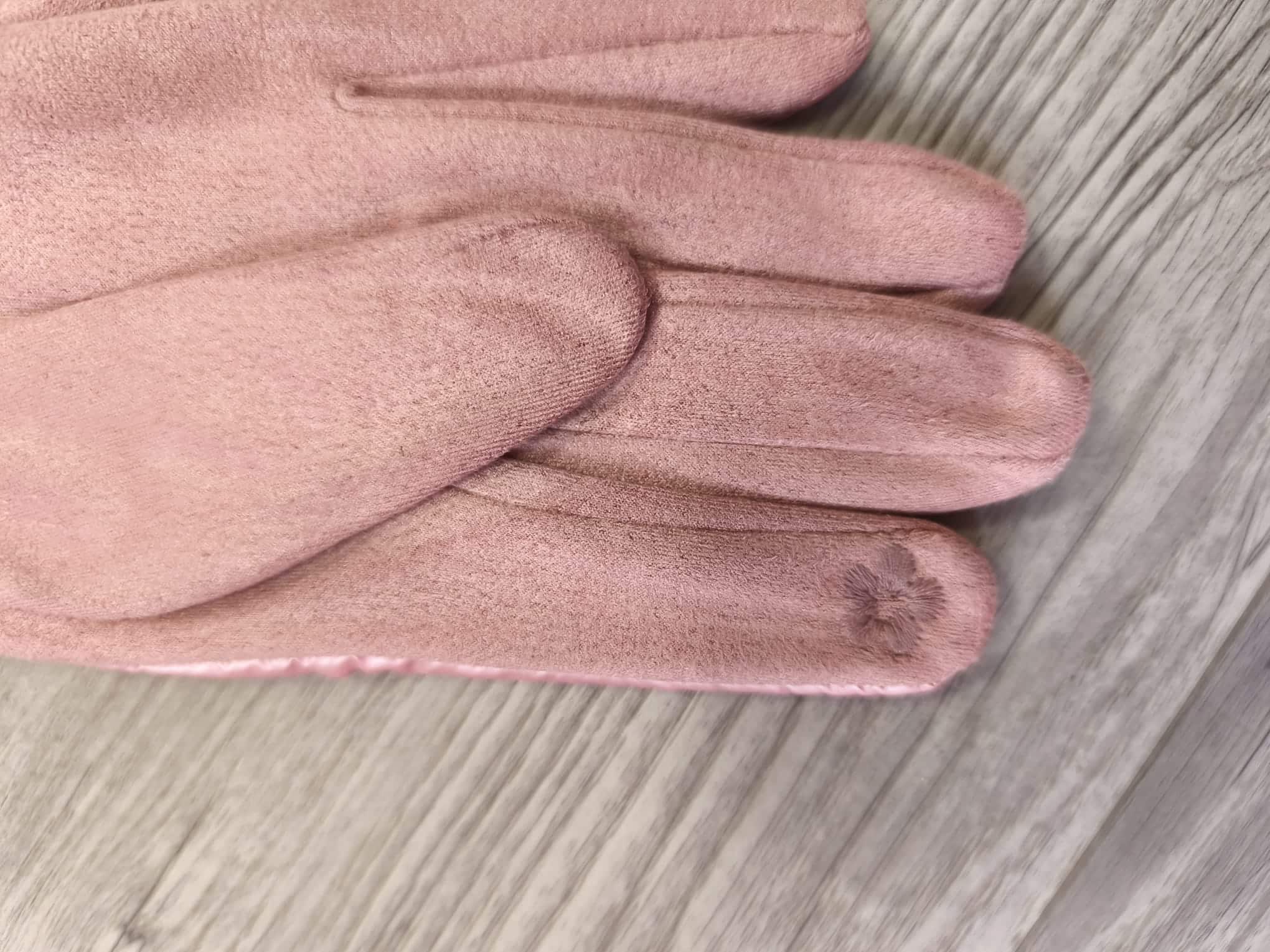 Guantes metalizados rosas - Imagen 4