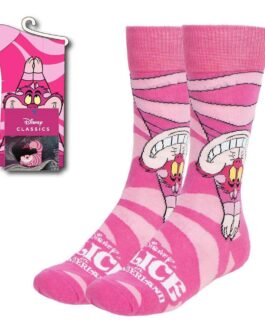 Calcetines rosas gato Chesire