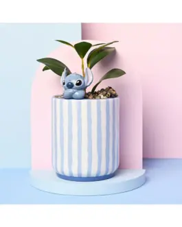 Maceta artificial Stitch y Angel