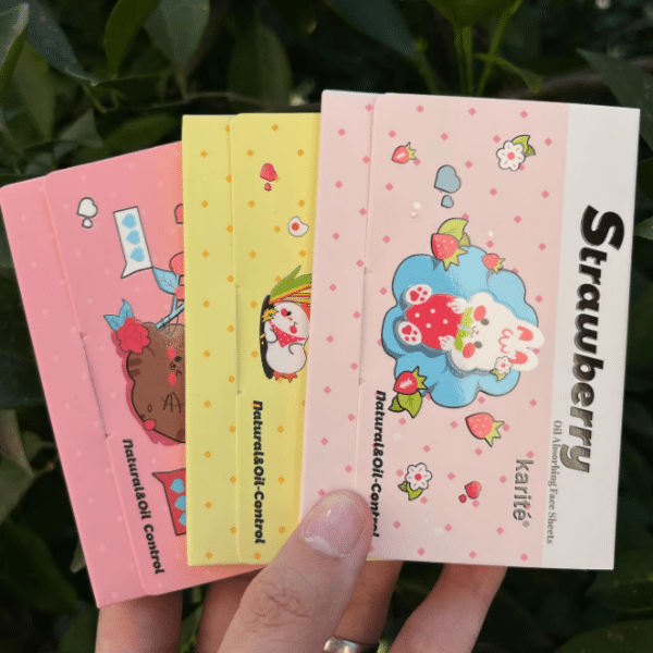 Papel absorbente grasa facial