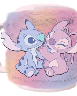Taza funda peluche Stitch