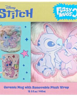 Taza funda peluche Stitch