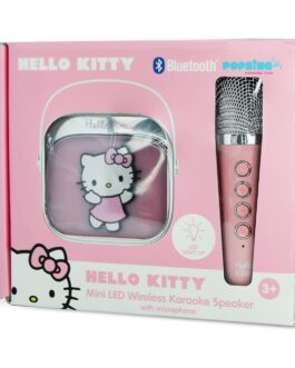 Altavoz y micrófono karaoke Hello Kitty