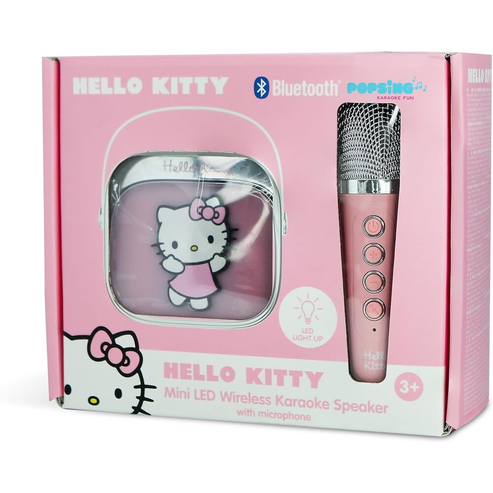 Altavoz y micrófono karaoke Hello Kitty - Imagen 2