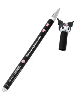 Bolígrafo borrable negro Kuromi