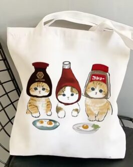 Totebag cremallera Mofusand - Salsas