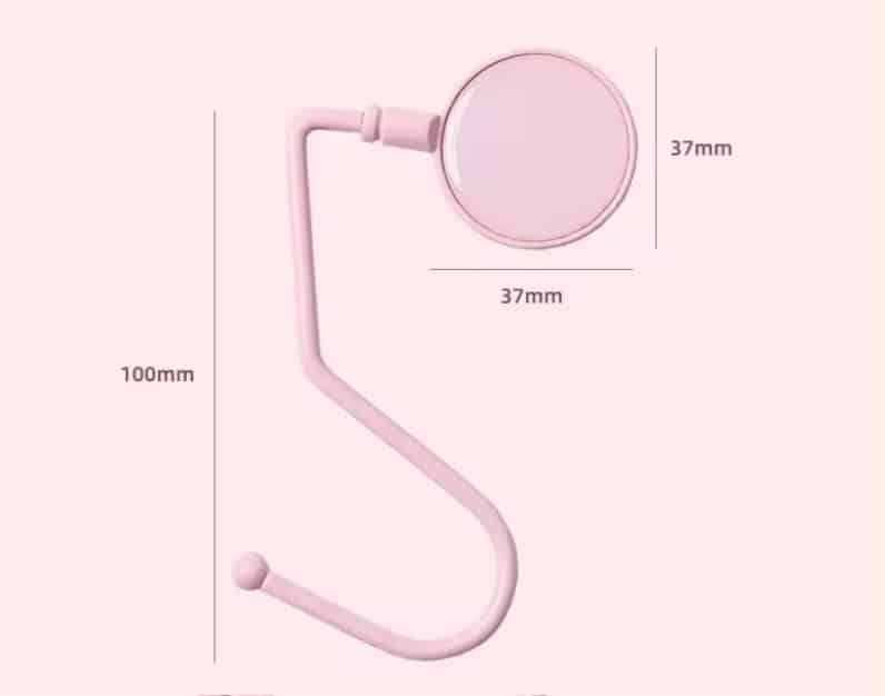 Cuelga bolsos rosa - Imagen 2