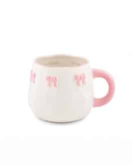 Taza lazos rosas