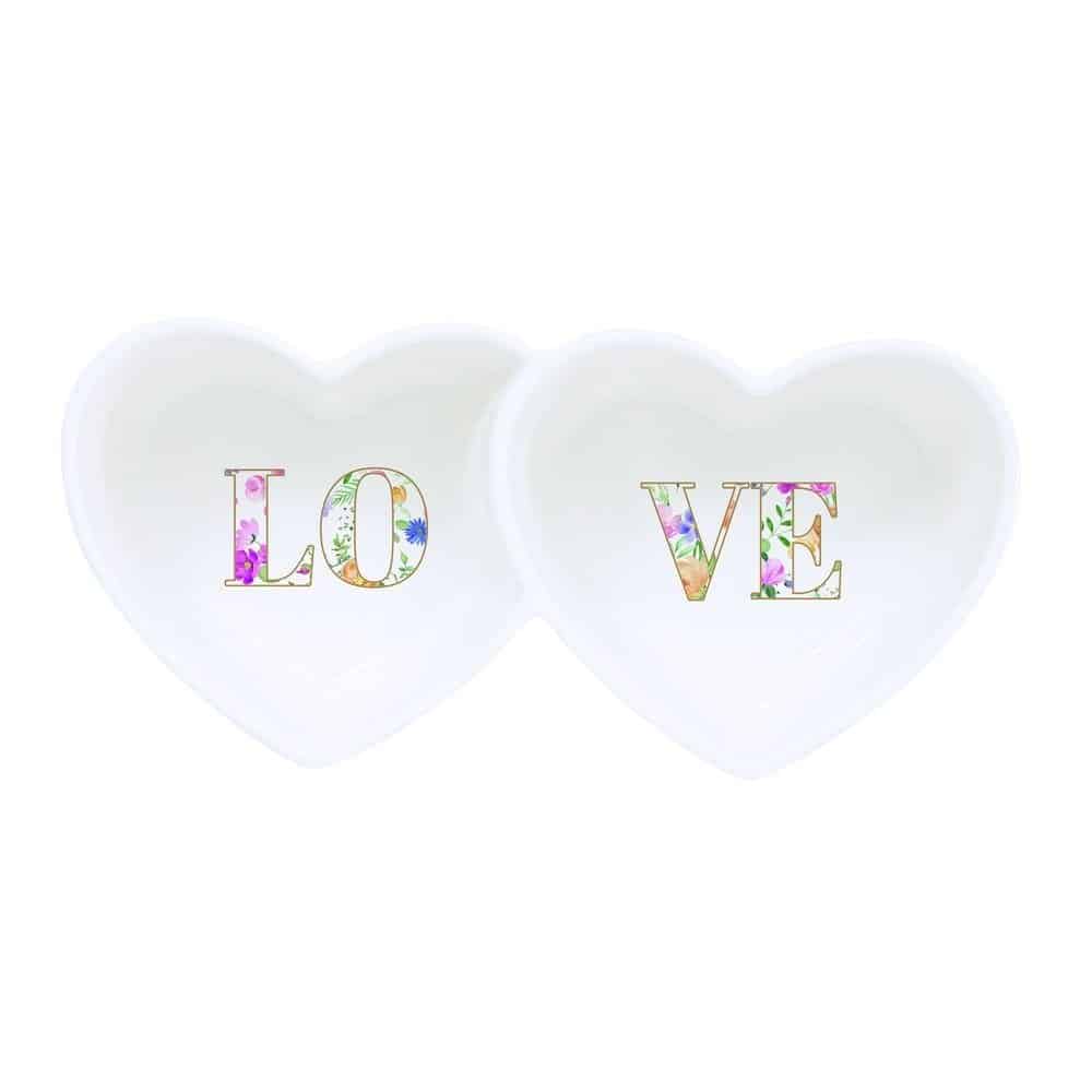 Cuencos porcelana corazón Mon Amour - Imagen 2