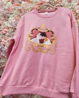 Sudadera rosa Cenicienta