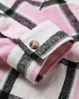 Sobre camisa cuadros hombre