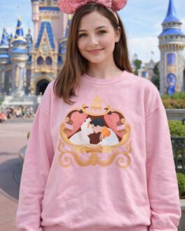 Sudadera rosa Cenicienta