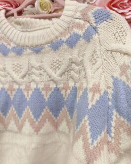 Jersey rombos pastel