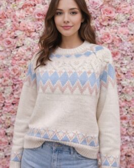 Jersey rombos pastel