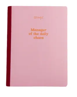 Cuaderno manager of the daily chaos