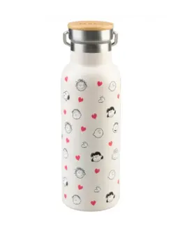 Botella metálica Snoopy love