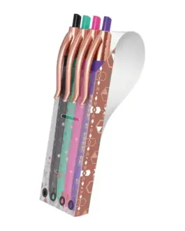 Pack 4 bolígrafos surtidos Milan