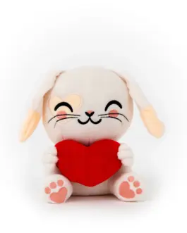 Conejo peluche con corazón Mr Wonderful