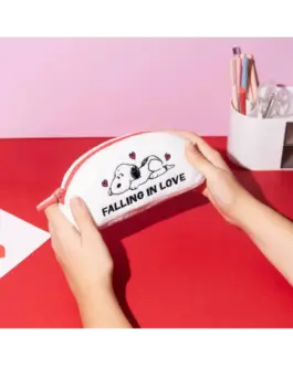 Estuche felpa Snoopy love