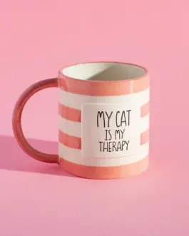 Taza mi gato es mi terapia