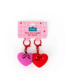 Llaveros corazones imantados
