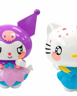 Figuras Hello Kitty y Kuromi decorativas