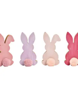 Conejito de madera decorativo