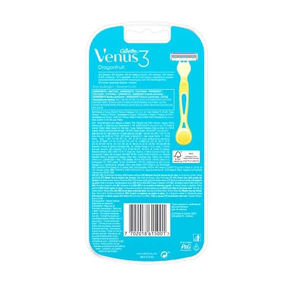 Cuchillas Gilette Venus 3 dragon fruit - Imagen 2