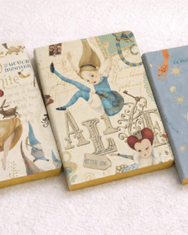 Cuaderno borde dorado cuentos clásicos