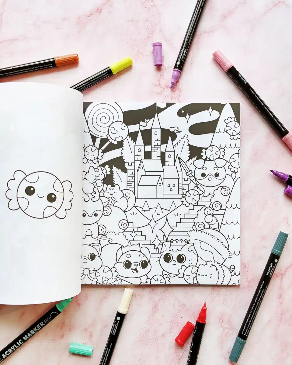 El súper libro de colorear kawaii - Imagen 5