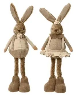 Conejos de tela decorativos