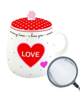 Taza con infusor love