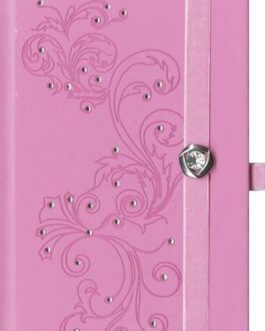 Cuaderno de bolsillo diamante rosa