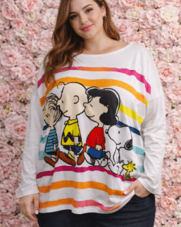 Camiseta rayas Snoopy & friends