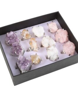 Anillos piedra natural en bruto