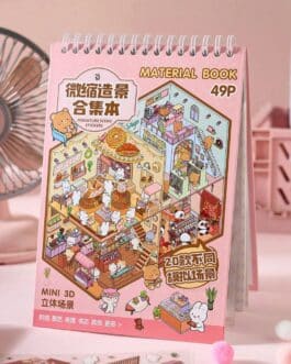 Libro pegatinas DIY escenarios