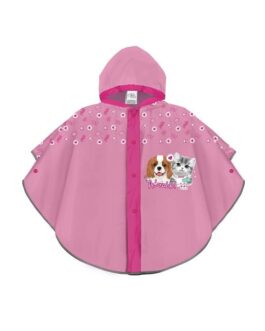 Chubasquero infantil rosa