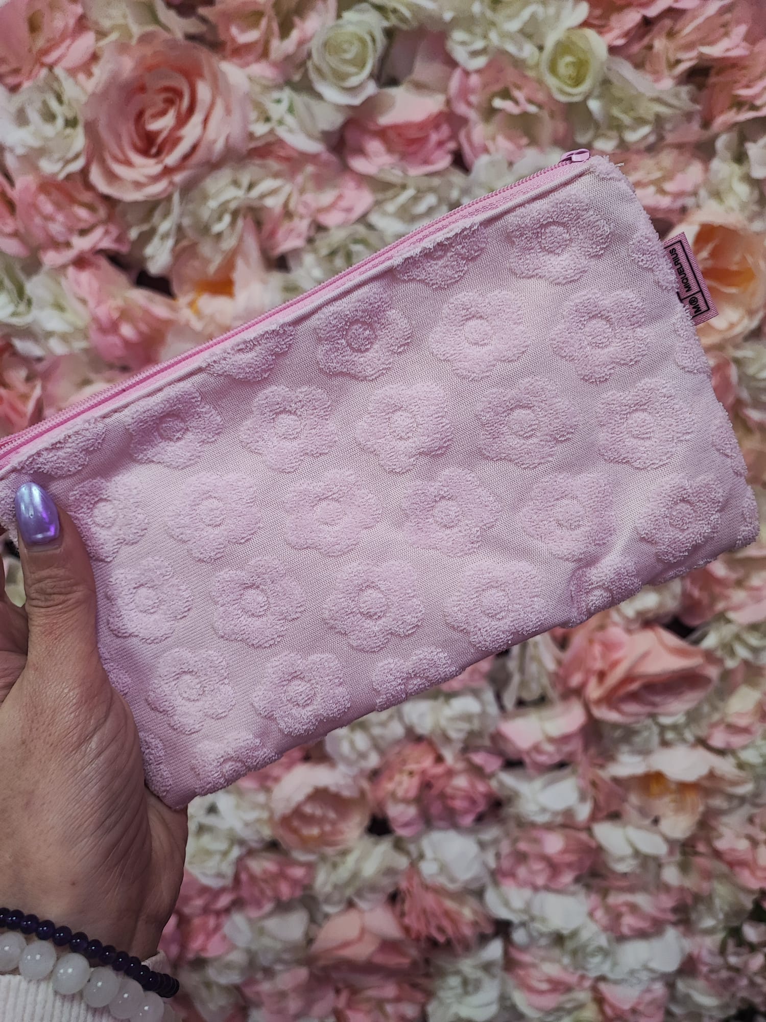 Neceser rosa flores Miquel Rius
