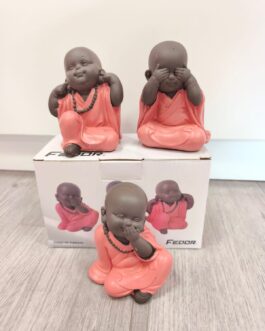 Pack 3 budas decorativos