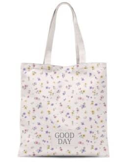 Totebag floral good day