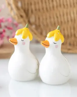 Salero y pimentero patitos